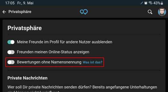 - (gutefrage-Nutzer, gutefrage.net-App)