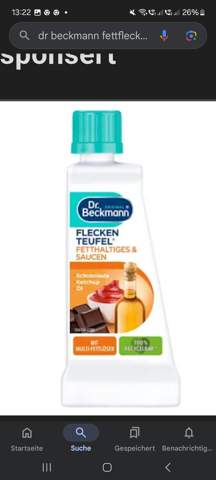 - (Kleidung, Flecken, Reinigung)