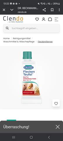 - (Kleidung, Flecken, Reinigung)