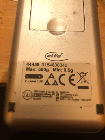 - (Technik, Einkauf, Waage)
