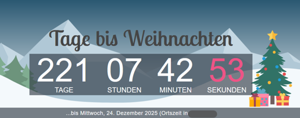 - (Ferien, Wochenende)