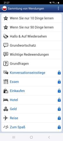 - (Sprache, Freunde, App)