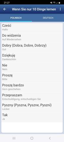 - (Sprache, Freunde, App)