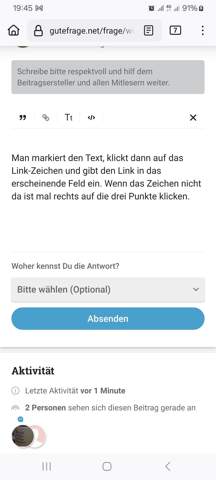 - (gutefrage.net, Funktion, Link)