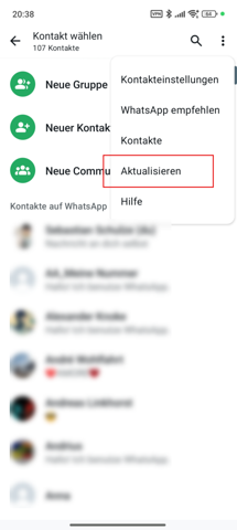- (WhatsApp, SIM-Karte)