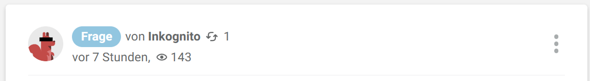 - (Forum, Support, Profil)