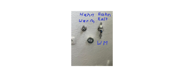 - (Küche, Waschmaschine, Anschluss)