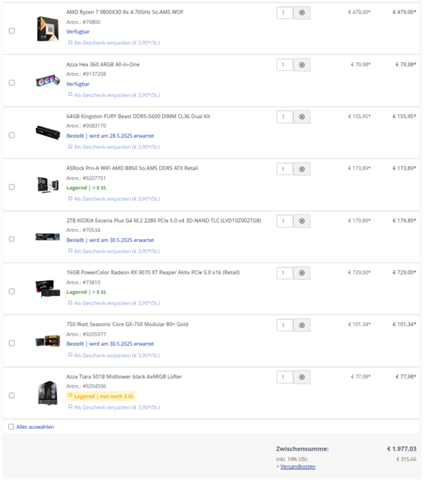 - (Computer, Gaming PC, PC bauen)