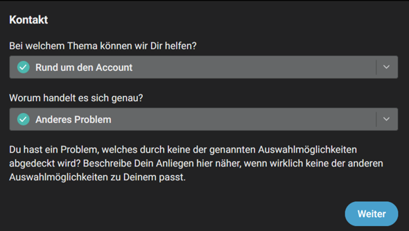 - (Account, ändern, E-Mail-Adresse)