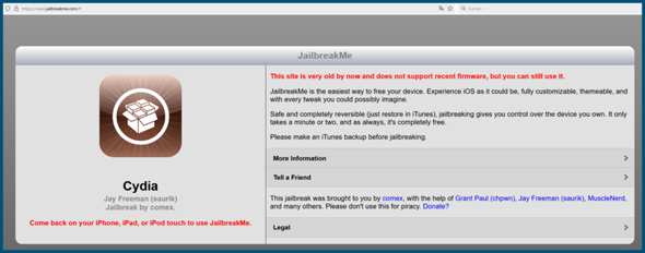 - (Apple, iPhone, Jailbreak)