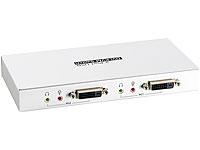 Xystec KVM-Switch USB/DVI/Audio für 2 PCs  - (PC, Monitor)