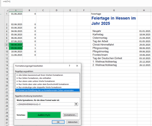 - (Microsoft Excel, Office 365, Excel-Formel)