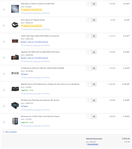 - (Computer, Gaming PC, PC bauen)