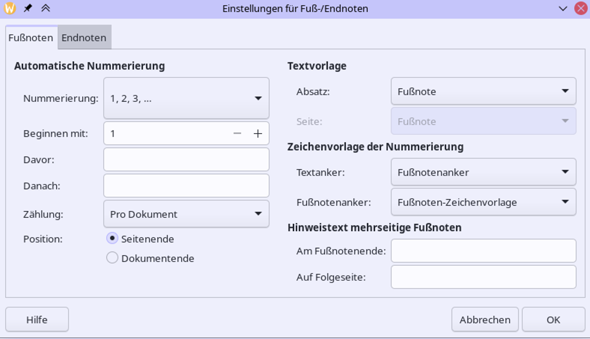 - (LibreOffice, LibreOffice Writer)