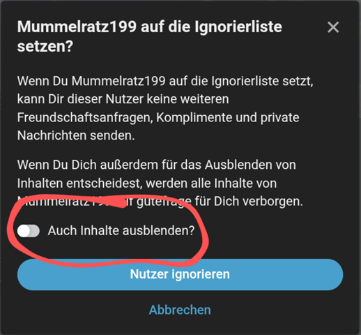 - (gutefrage-Nutzer, gutefrage.net-App)