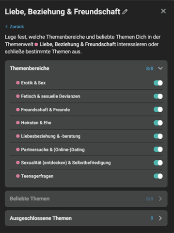 - (gutefrage-Nutzer, Themenwelten)