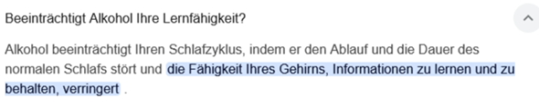 - (Gesundheit, Lernen, Party)