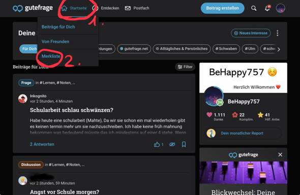 - (gutefrage.net-App, gutefrage.net-Support)