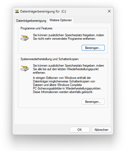 - (PC, Speicherplatz)