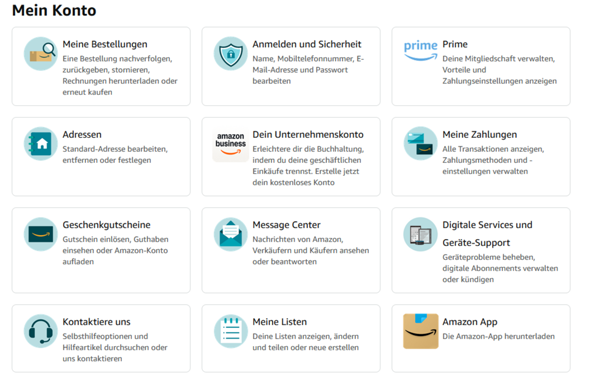 - (Amazon, Bestellung, Lieferung)