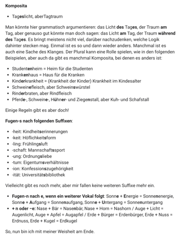 - (Deutsch, Sprache, plural)