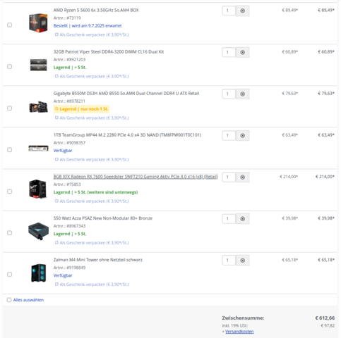 - (Gaming PC, AMD, PC-Konfiguration)