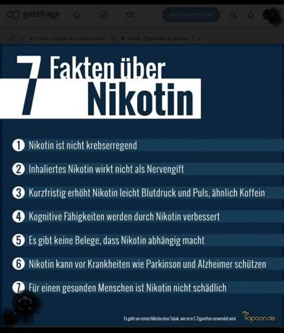 - (E-Zigarette, dampfen, Nikotin)