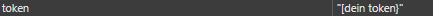 - (Discord, einloggen, token)