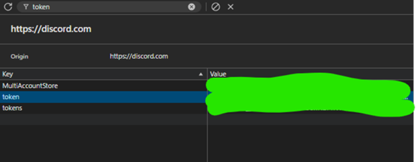 - (Discord, einloggen, token)