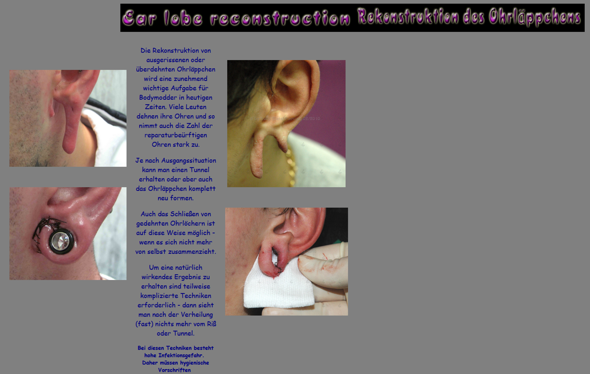 - (Piercing, Ohrloch)