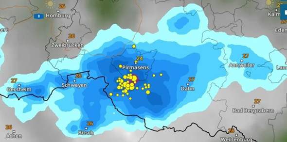 Gibt es heute ein Gewitter? (Regen, Sturm, Unwetter)