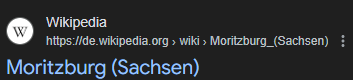 - (Sachsen, moritzburg)