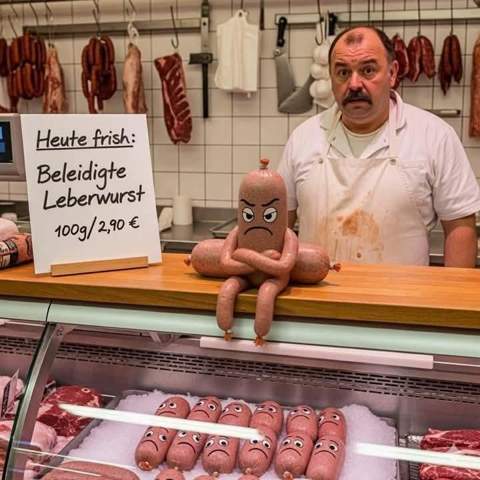 - (Nutella, Leberwurst, Teewurst)