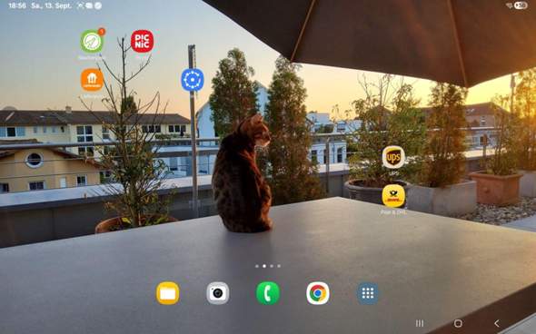 - (Handy, iPad, Hintergrund)