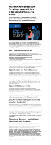 - (Europa, Chat, ChatControl)