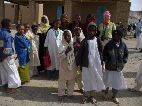 sudanesische Schulkinder und ich - (Kinder, Afrika, Michael Jackson)