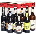 Musterkarton mit 9 Flaschen "Glück auf Bier!   http://www.glueckaufbiere.de/ - (basteln)
