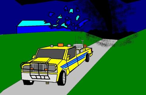 Zeichnung Film Twister - (Wetter, Klima, Tornado)