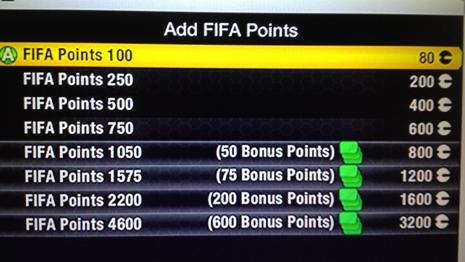 fifa coins preisliste - (PlayStation 3, FIFA, FIFA 13)