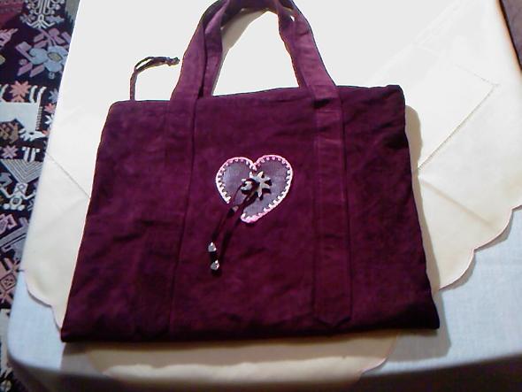 Tasche gefüttert - (nähen, Leder, Nähmaschine)