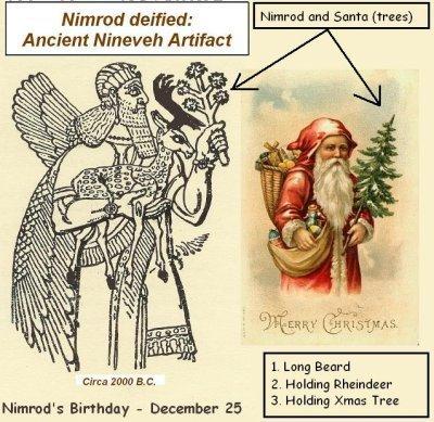 Nimrod ist der Weihnachtsmann, der babylonische Messiah! - (Sprache, Religion, Gesichte)