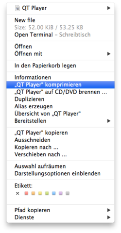 komprimieren - (Computer, Apple, Informatik)