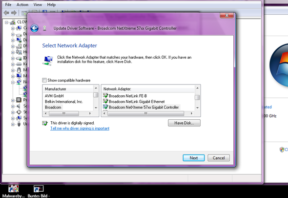 windows 10 broadcom netlink gigabit ethernet driver