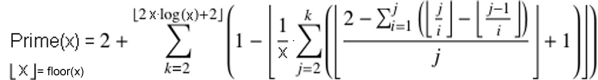 Formel zur Berechnung von Primzahlen? (Mathematik, Zahlen)