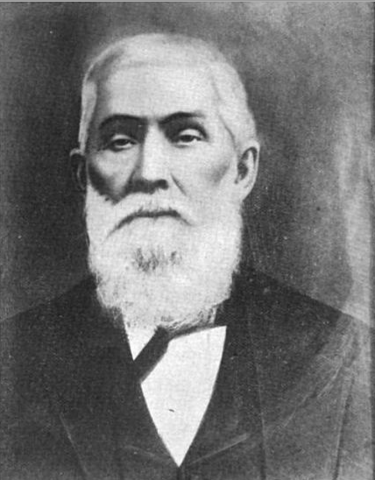 William P. Ross, Häuptling der Cherokee Nation1866-1867 und 72-75 - (Haare, Bart, Indianer)