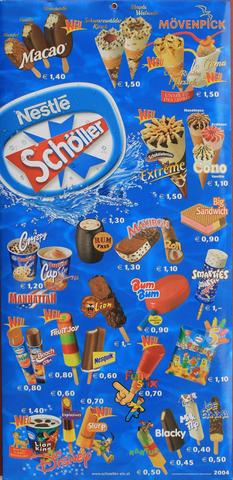 Schöller Eistafel 2004 - (Name, Eis, früher)