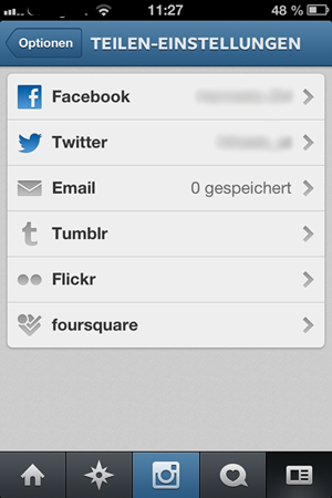 Instagram Einstellungen - (Facebook, Instagram)