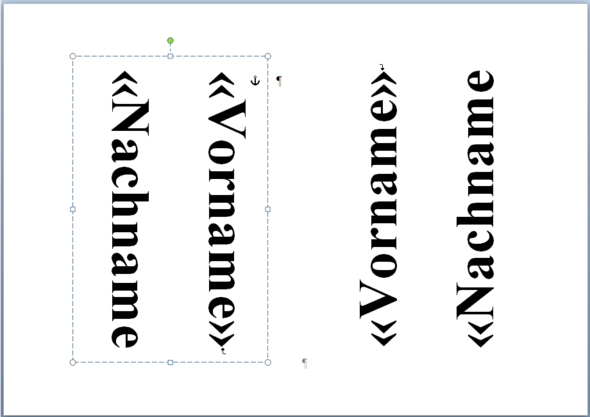 Namensschilder Erstellen Mit Word 2010 A5 Format Computer