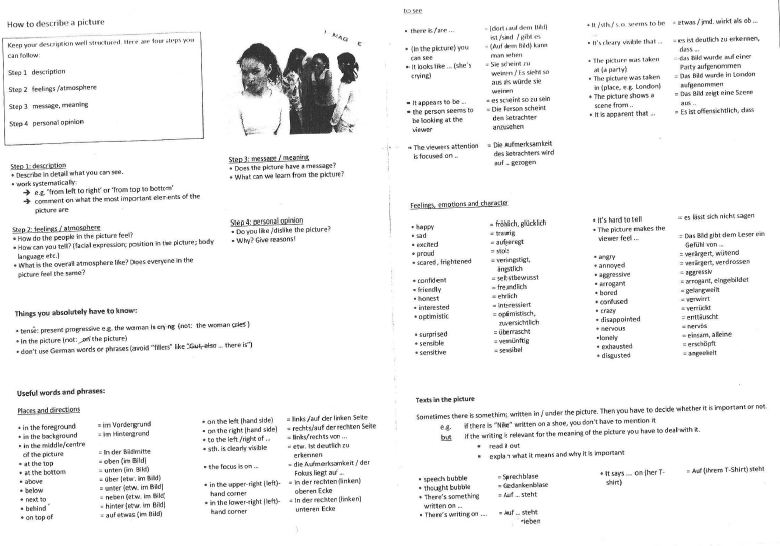 Speaking Test Englisch! (Schule, Realschule, Bayern)