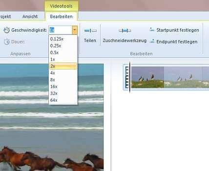 Geschwindigkeit - (Programm, Videobearbeitung, Zeitraffer)